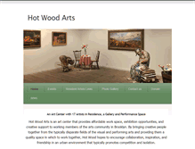 Tablet Screenshot of hotwoodarts.com